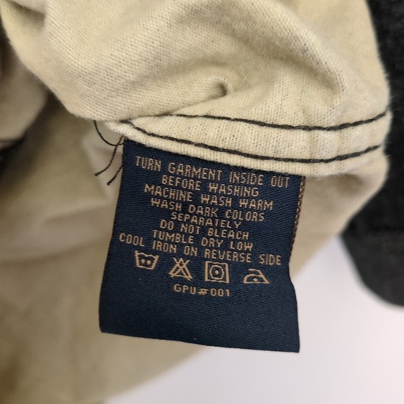 Freedom Foundry Long Sleeve Heavy Weight Chamois Flannel‎ Shirt Gray Mens Size M - Picture 4 of 6